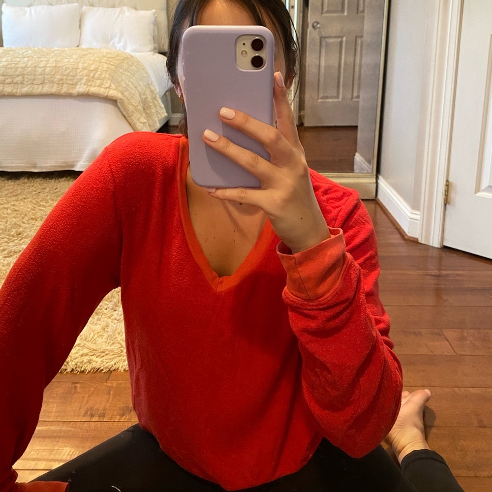 Wildfox V neck sweatshirt